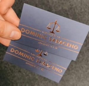 Dominic Saraceno Business Cards