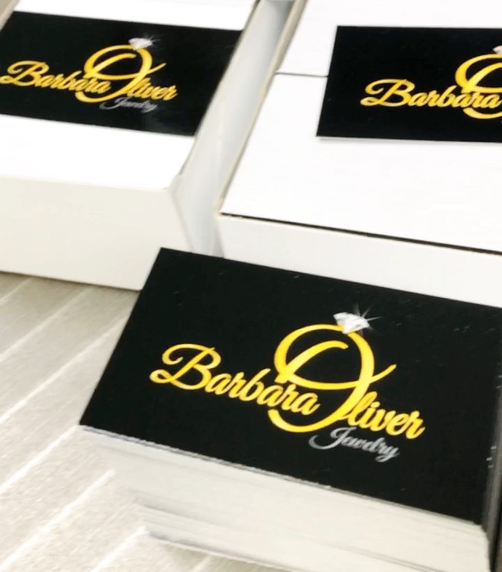 Barbara Oliver Jewelry Business Card