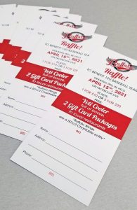 Buffalo Wings Baseball Raffle Tickets